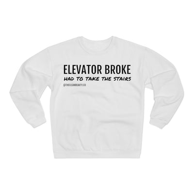 Unisex Crew Neck Sweatshirt White