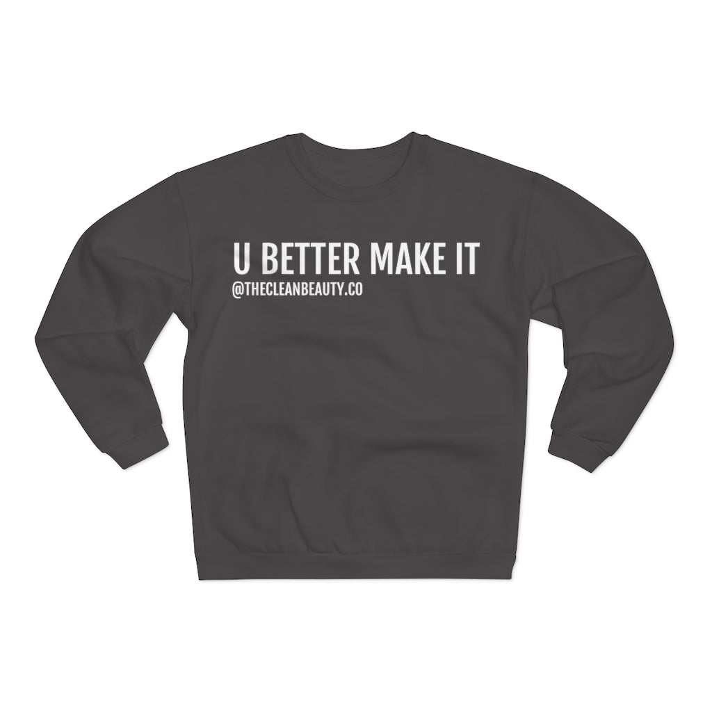 Unisex Crew Neck Sweatshirt Anthracite