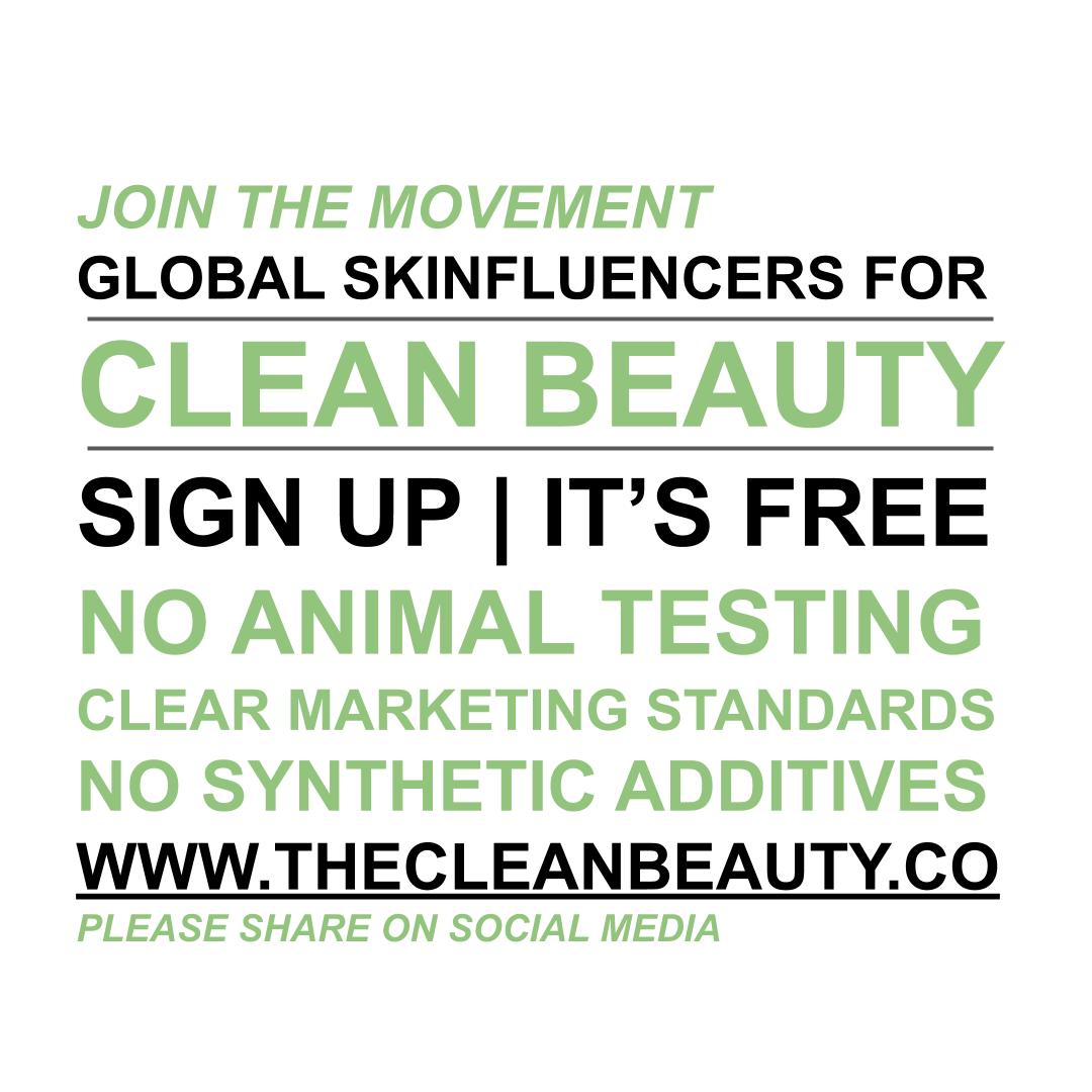 JOIN THE MOVE | SKINFLUENCERS FOR CLEAN BEAUTY | FREE